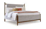 Lyncott Queen Upholstered Panel Bed