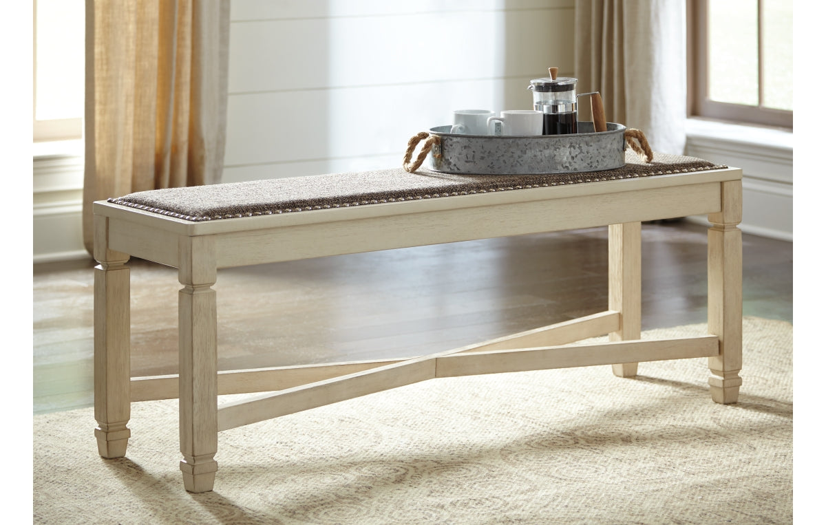 Bolanburg Dining Table and 2 Chairs and 2 Benches