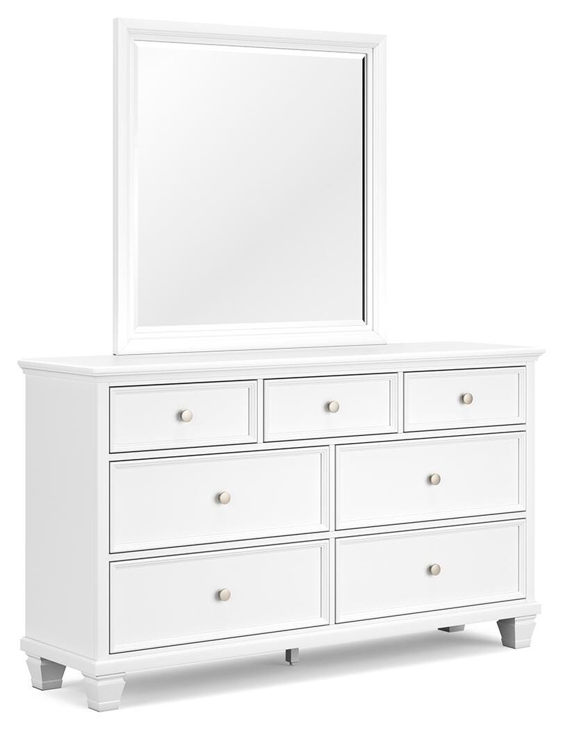 Fortman Twin Panel Bed, Dresser, Mirror and Nightstand