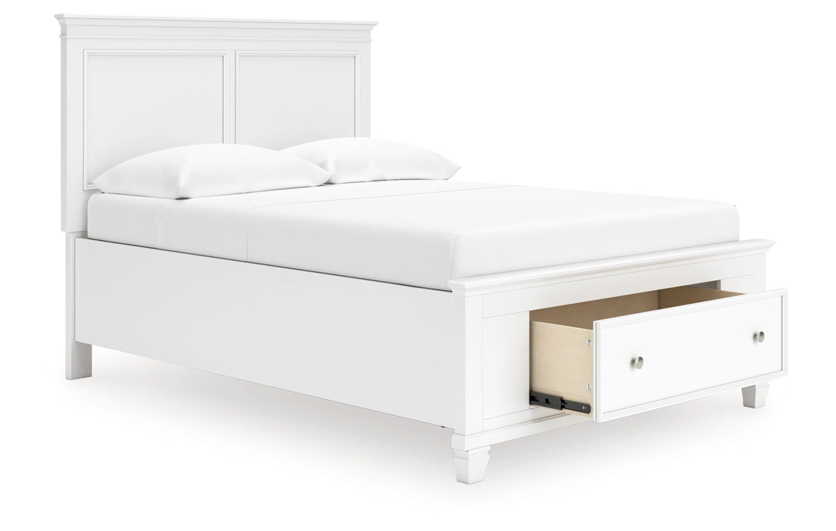 Fortman Full Panel Storage Bed, Dresser, Mirror and Nightstand