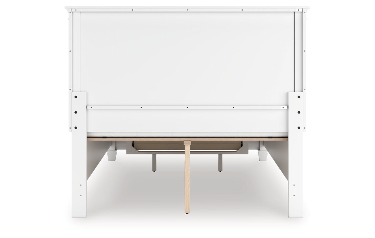 Fortman Full Panel Storage Bed, Dresser, Mirror and Nightstand