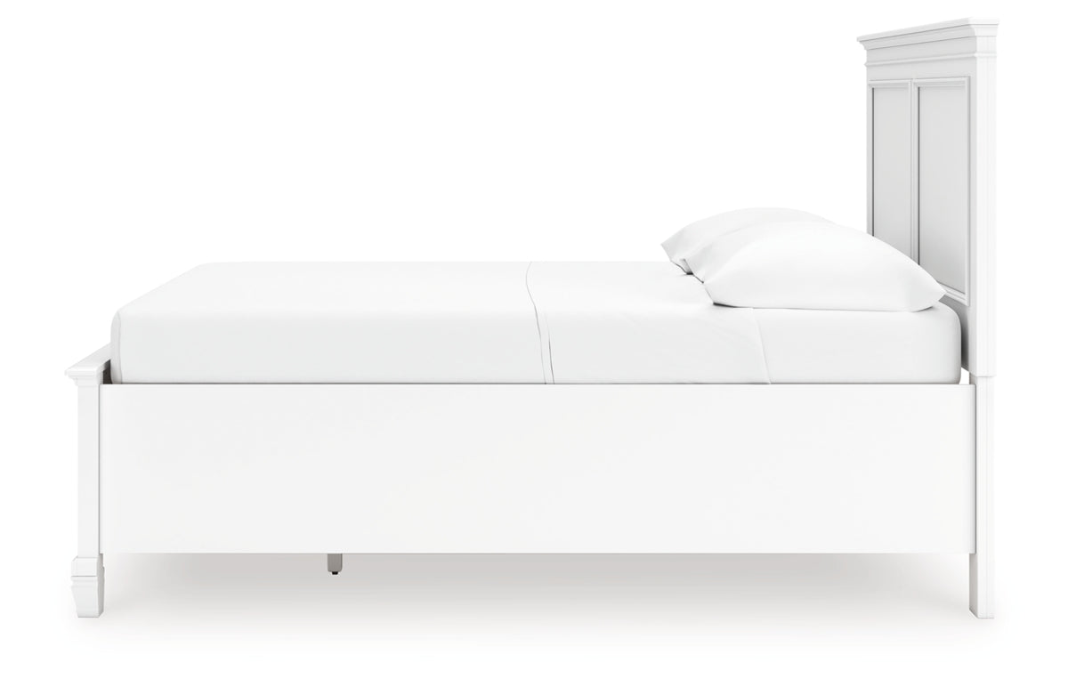 Fortman Full Panel Storage Bed, Dresser, Mirror and Nightstand