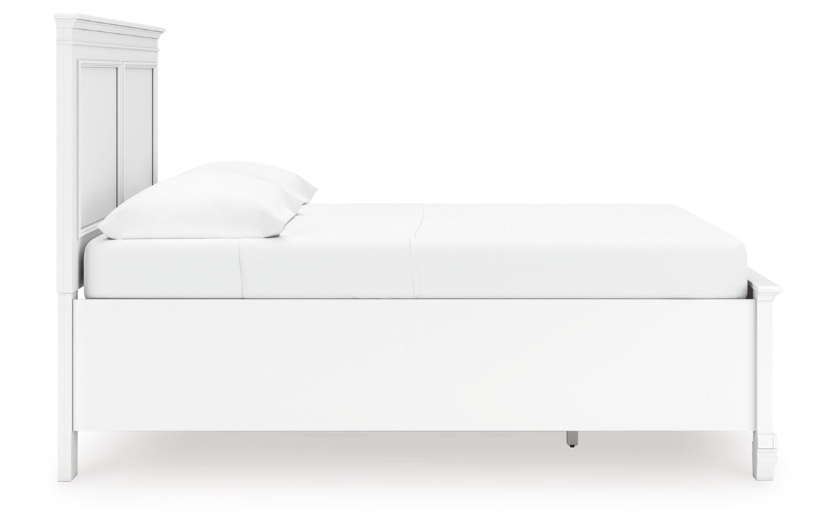 Fortman Full Panel Storage Bed, Dresser and Mirror