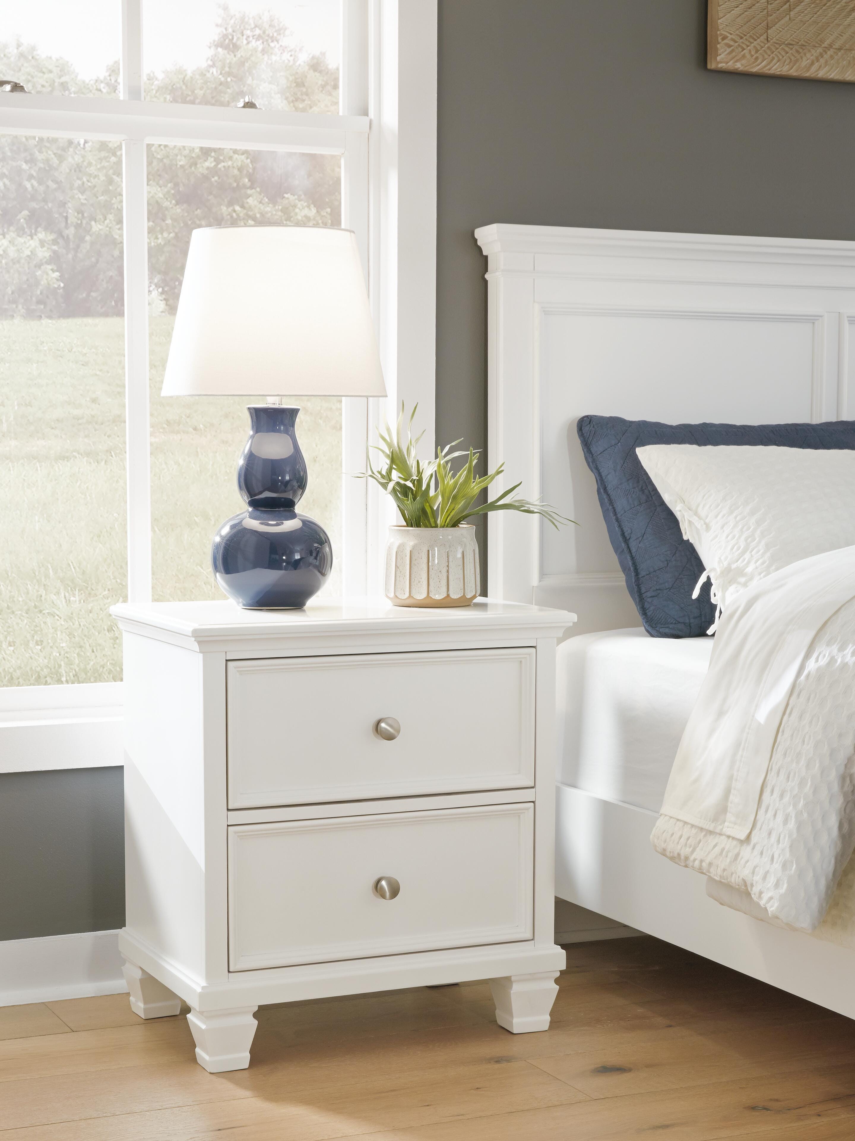 Fortman Twin Panel Bed, Dresser, Mirror and Nightstand