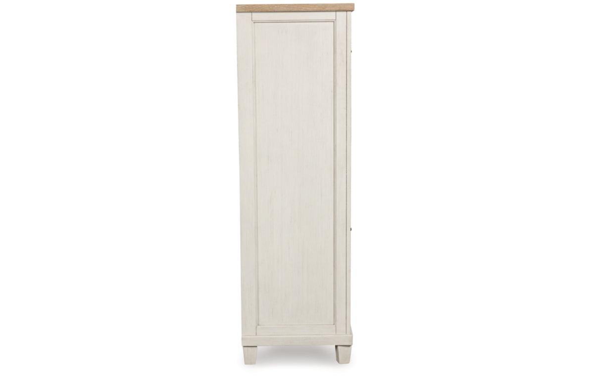 Shaybrock Queen Panel Bed with Mirrored Dresser, Chest and Nightstand