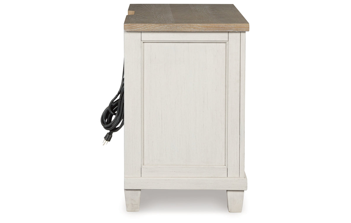 Shaybrock Queen Panel Bed with Mirrored Dresser, Chest and Nightstand