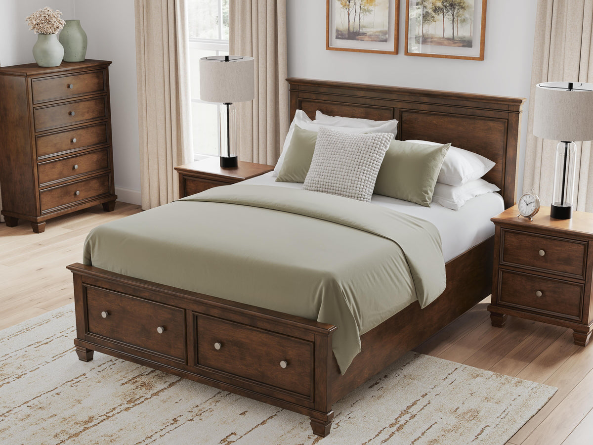 Danabrin Queen Panel Storage Bed