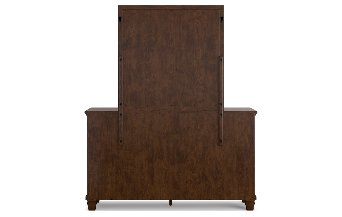 Danabrin King Panel Storage Bed, Dresser, Mirror and Nightstand