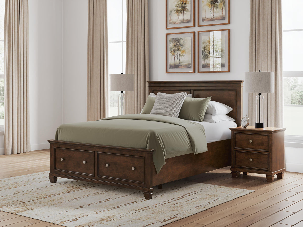 Danabrin Queen Panel Storage Bed