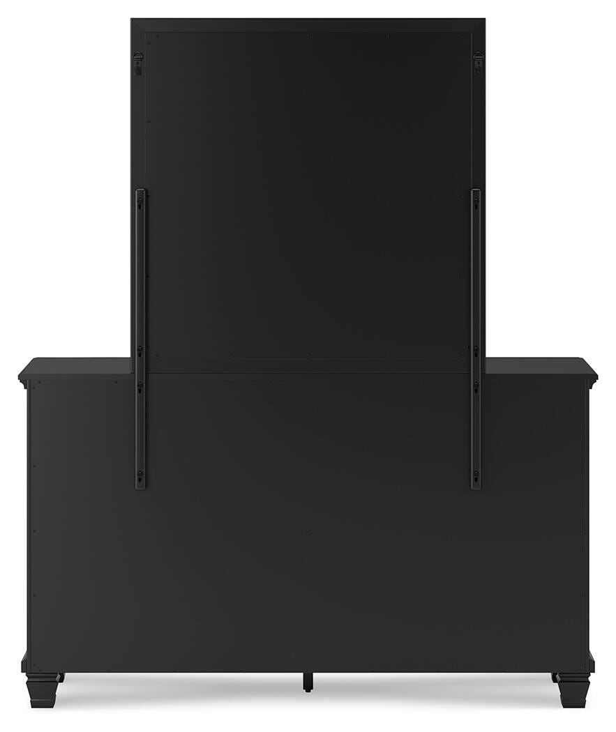 Lanolee Twin Panel Bed, Dresser, Mirror and Nightstand