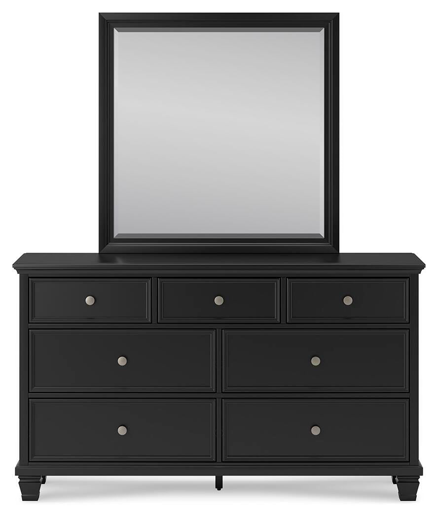 Lanolee Twin Panel Bed, Dresser, Mirror and Nightstand