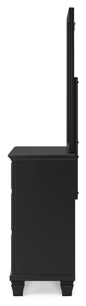 Lanolee Twin Panel Bed, Dresser, Mirror and Nightstand