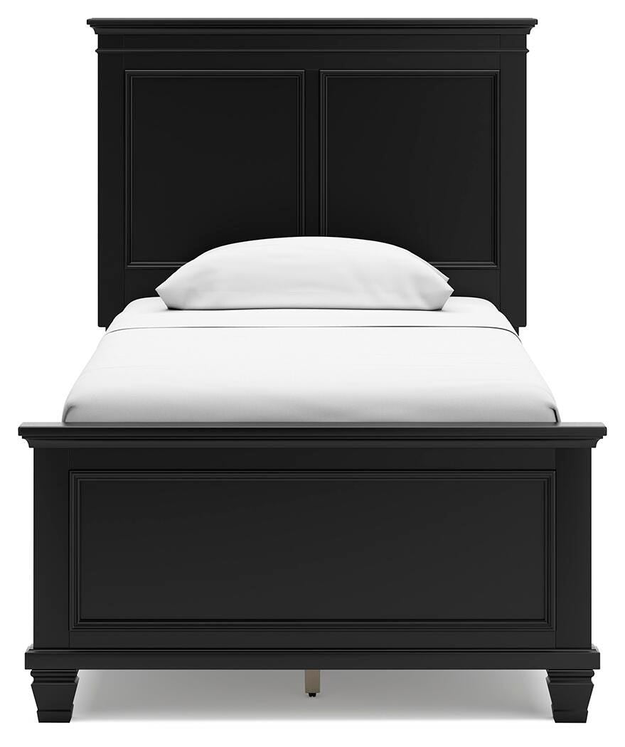 Lanolee Twin Panel Bed, Dresser, Mirror and Nightstand