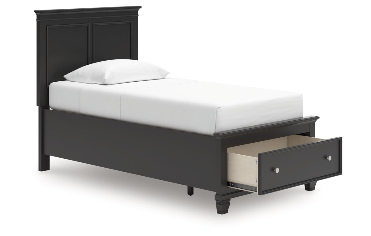 Lanolee Twin Panel Storage Bed