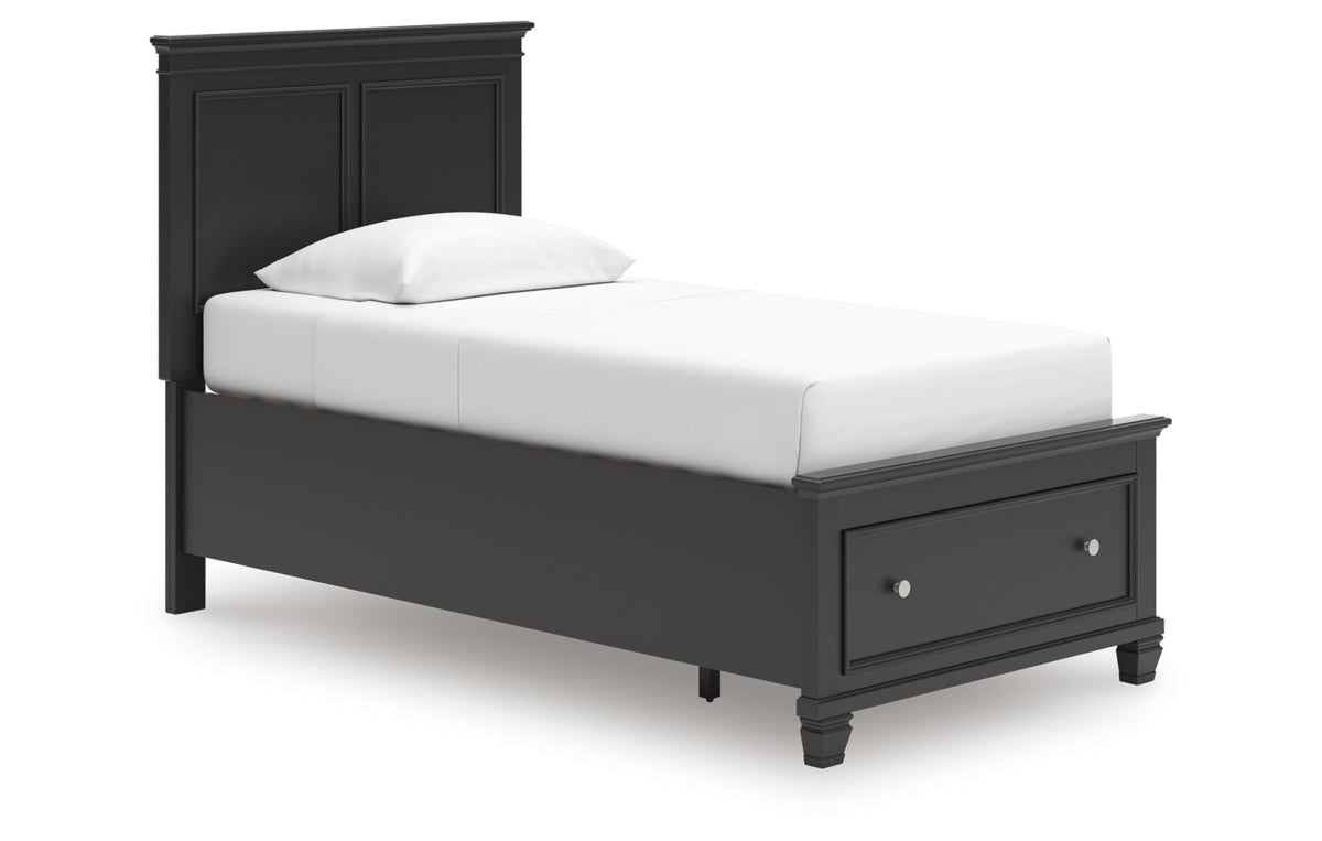 Lanolee Twin Panel Storage Bed