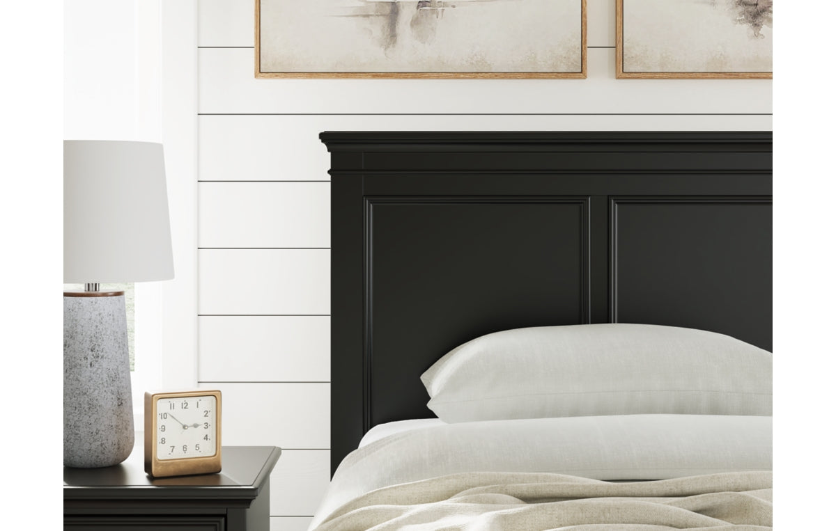 Lanolee Twin Panel Storage Bed, Dresser, Mirror and Nightstand