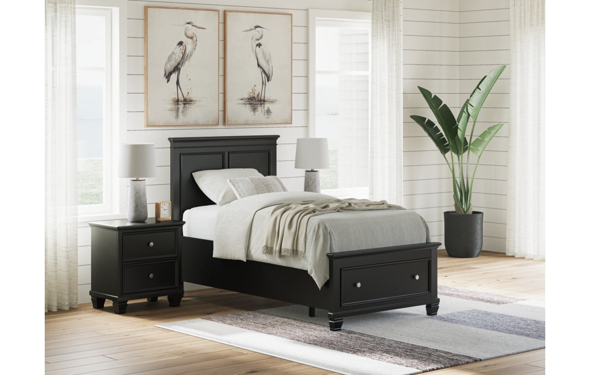 Lanolee Twin Panel Storage Bed