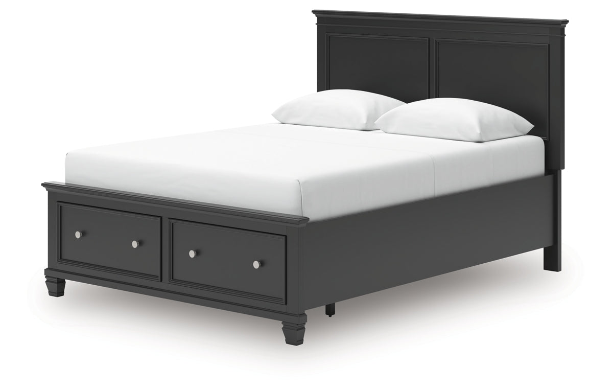 Lanolee Queen Panel Storage Bed