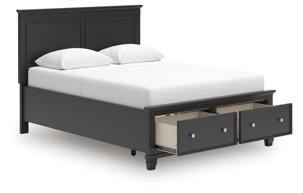 Lanolee Queen Panel Storage Bed
