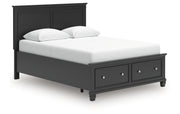 Lanolee Queen Panel Storage Bed