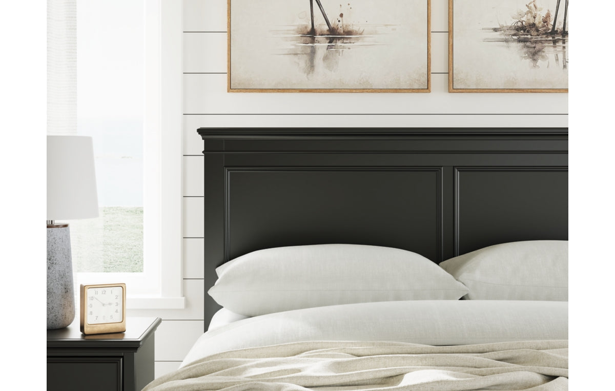 Lanolee Queen Panel Storage Bed, Dresser, Mirror and Nightstand