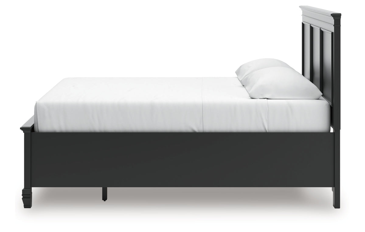 Lanolee King Panel Storage Bed, Dresser and Mirror