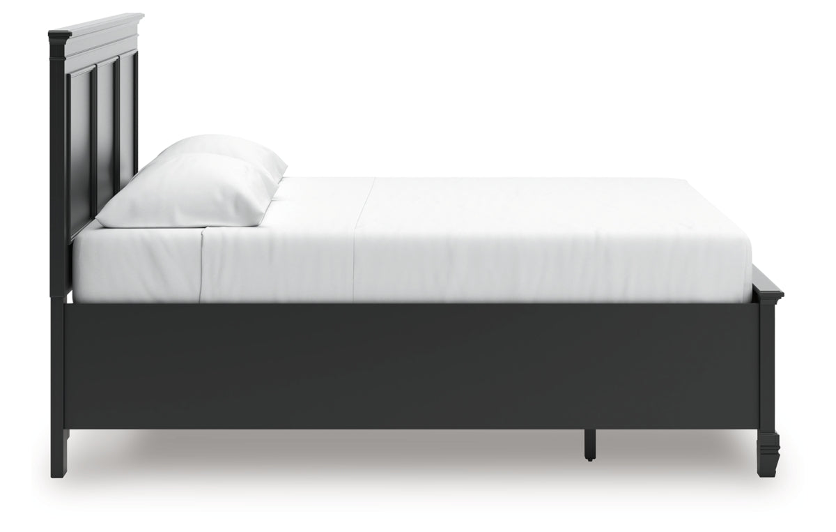 Lanolee King Panel Storage Bed, Dresser, Mirror and Nightstand