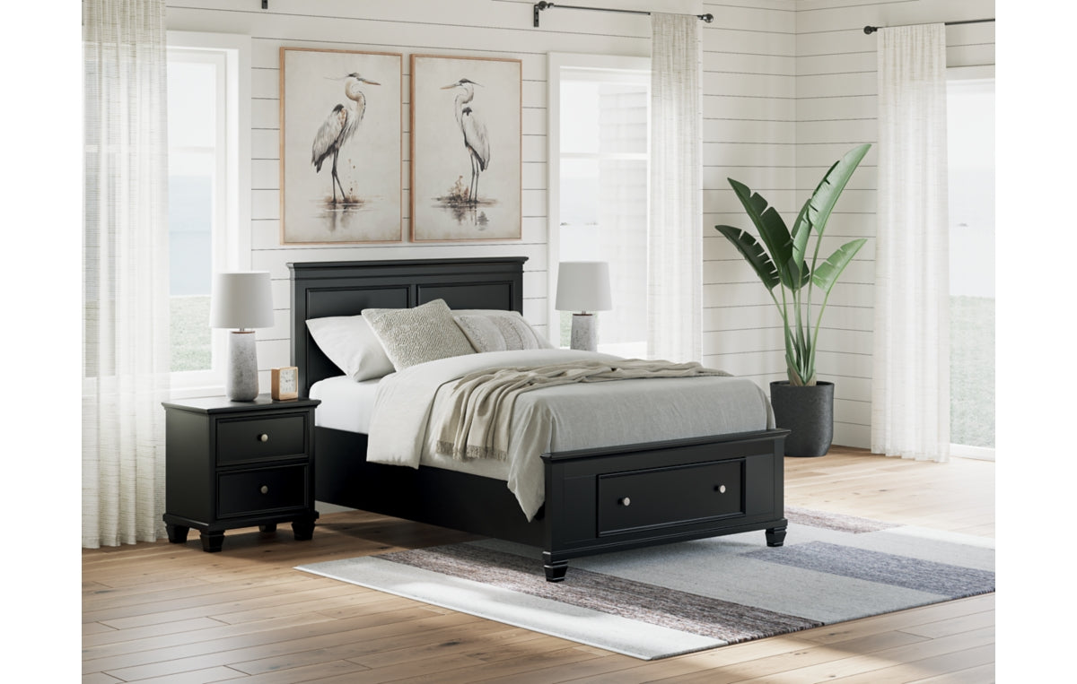 Lanolee Full Panel Storage Bed