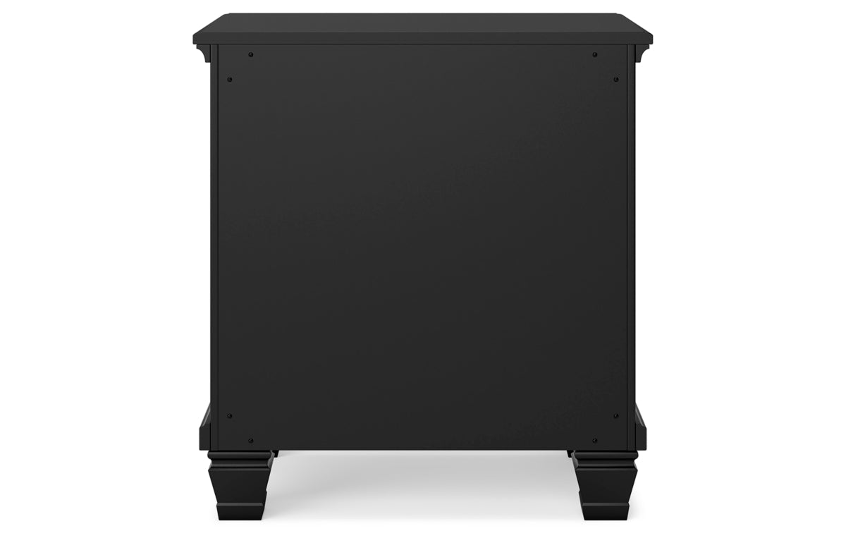 Lanolee California King Panel Storage Bed, Dresser, Mirror and Nightstand