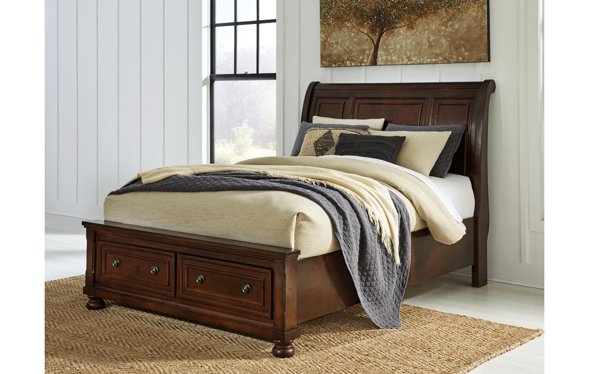 Porter Queen Sleigh Storage Bed