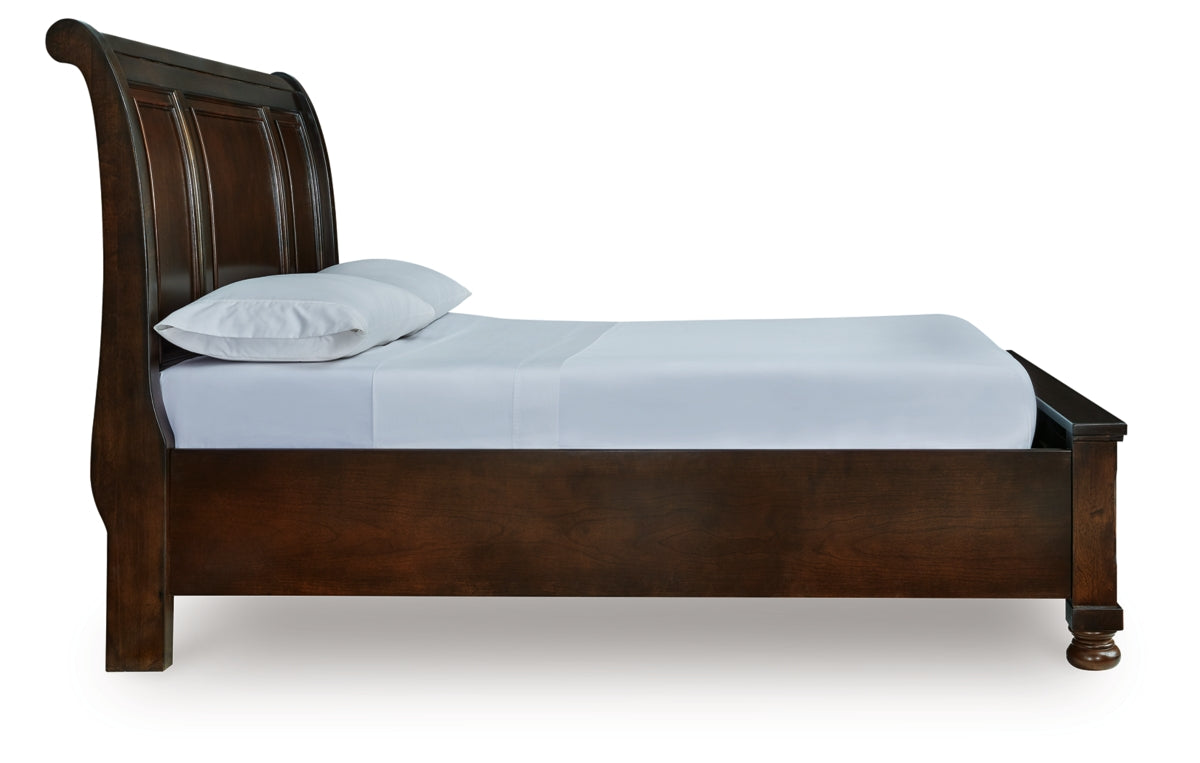 Porter Queen Sleigh Storage Bed
