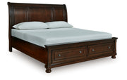 Porter California King Sleigh Storage Bed