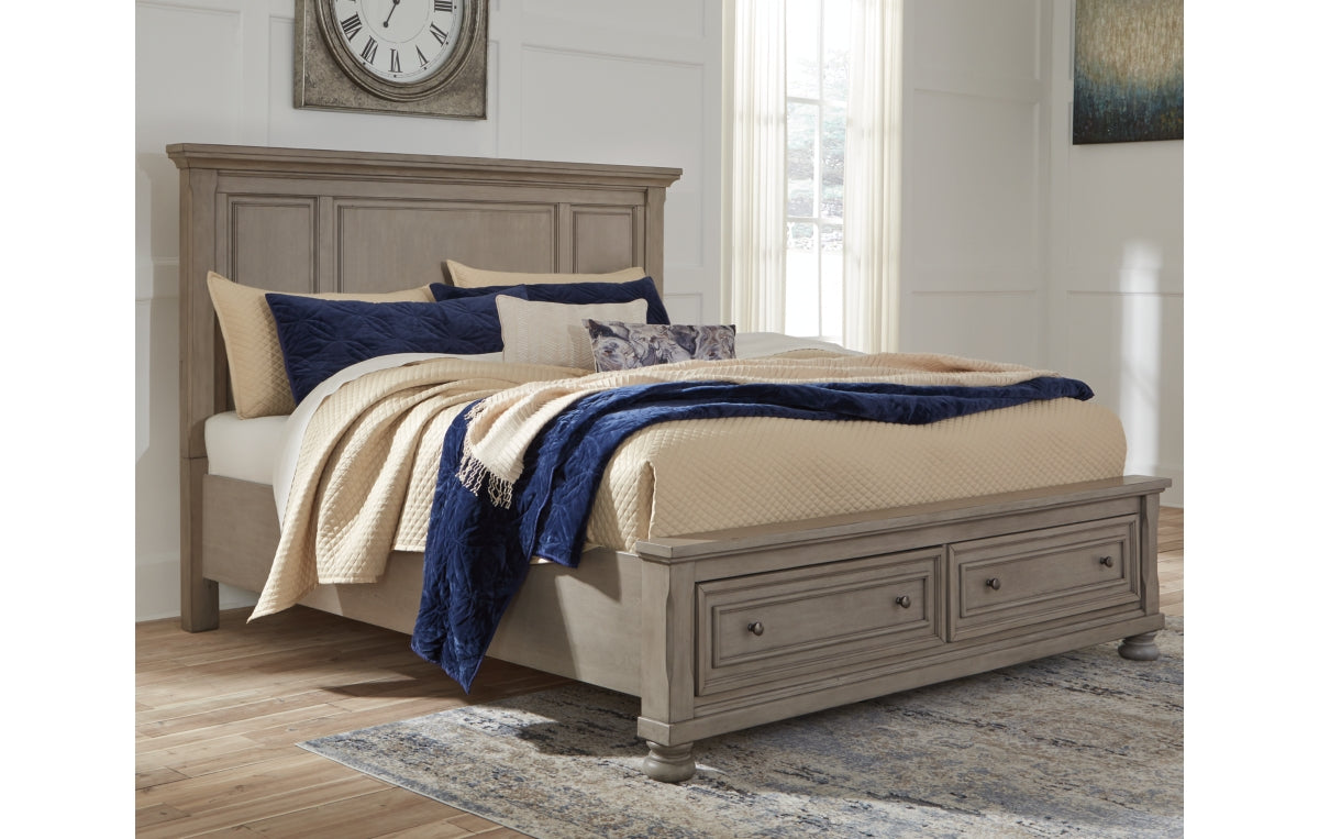 Lettner California King Panel Storage bed