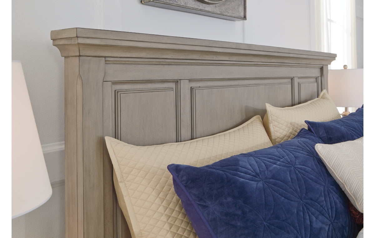 Lettner Queen Sleigh Bed with 2 Storage Drawers