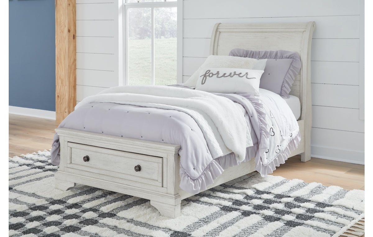 Robbinsdale Twin Sleigh Storage Bed