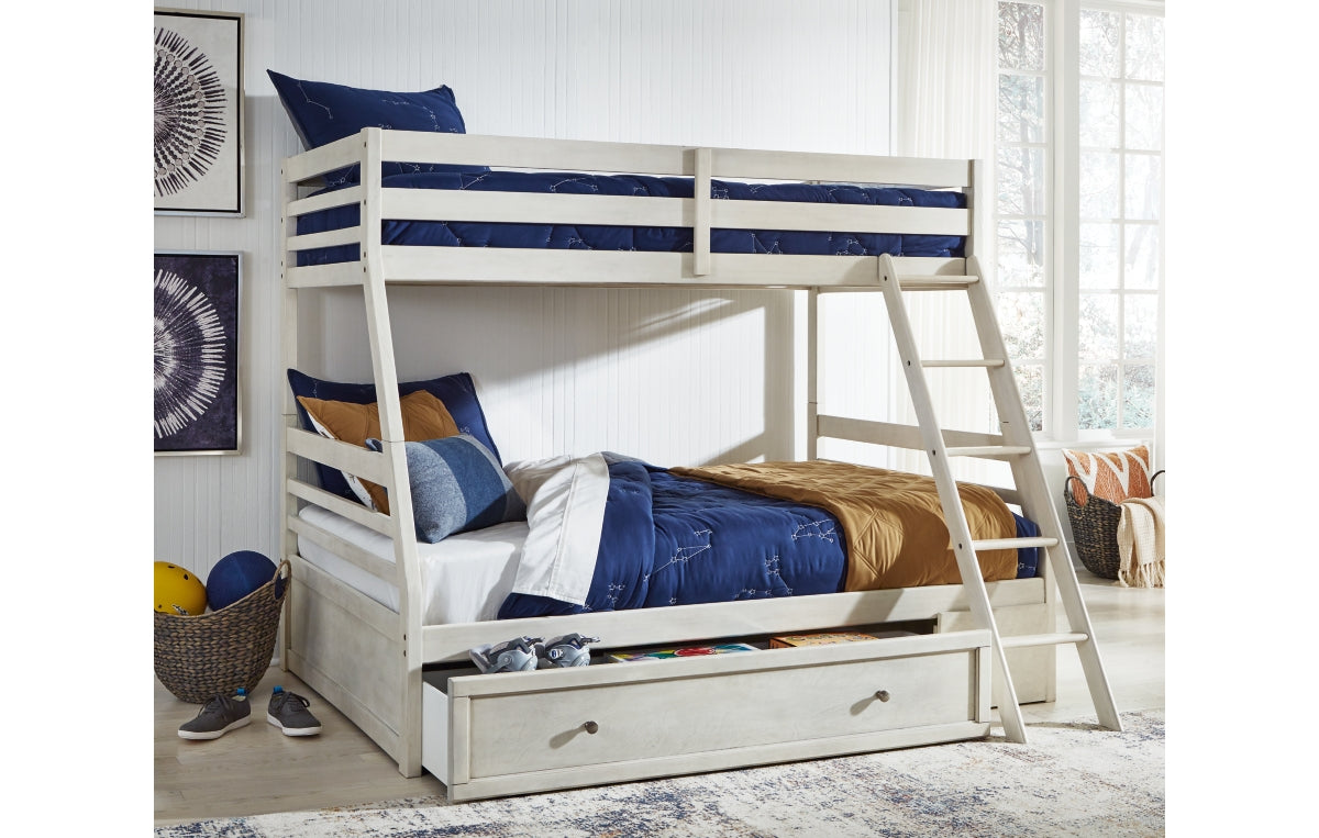 Robbinsdale Twin over Full Bunk Bed with Storage