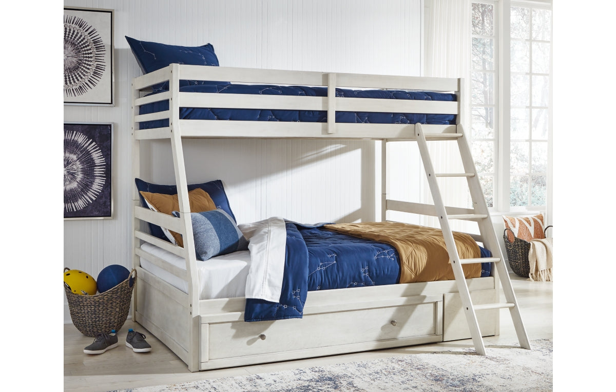 Robbinsdale Twin over Full Bunk Bed with Storage