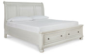 Robbinsdale Queen Sleigh Bed with Storage