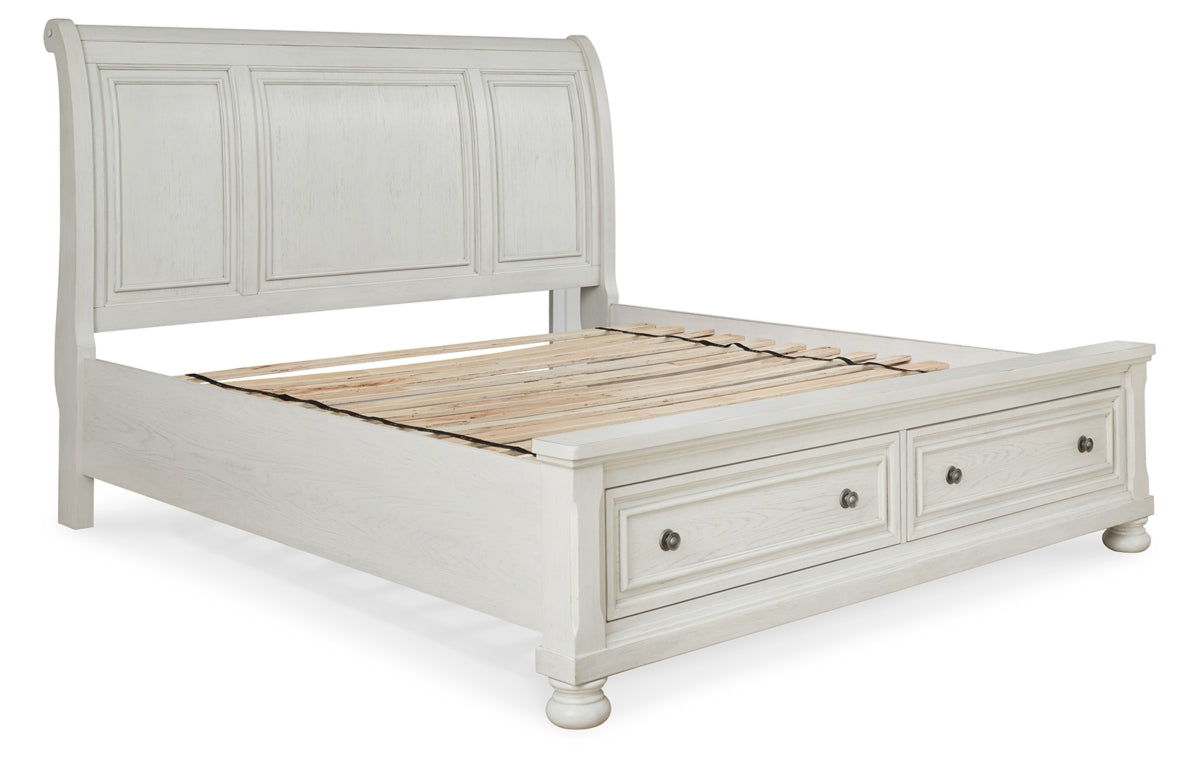 Robbinsdale Queen Sleigh Bed with Storage