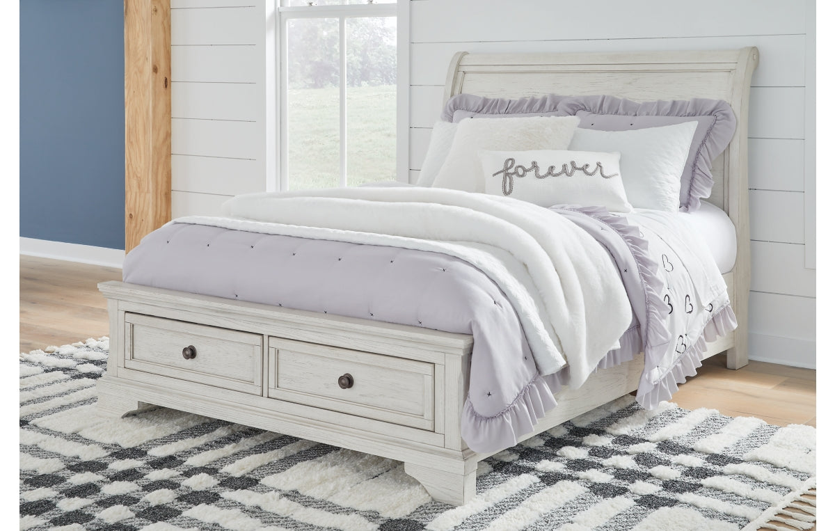 Robbinsdale Full Sleigh Storage Bed