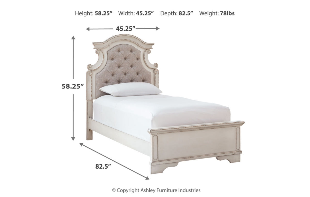 Realyn Twin Panel Bed