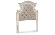 Realyn Twin Upholstered Panel Headboard