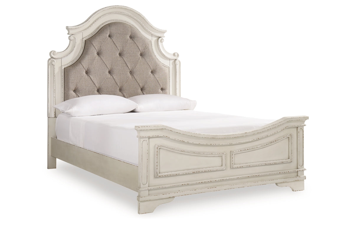 Realyn Queen Upholstered Panel Bed