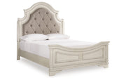 Realyn Queen Upholstered Panel Bed