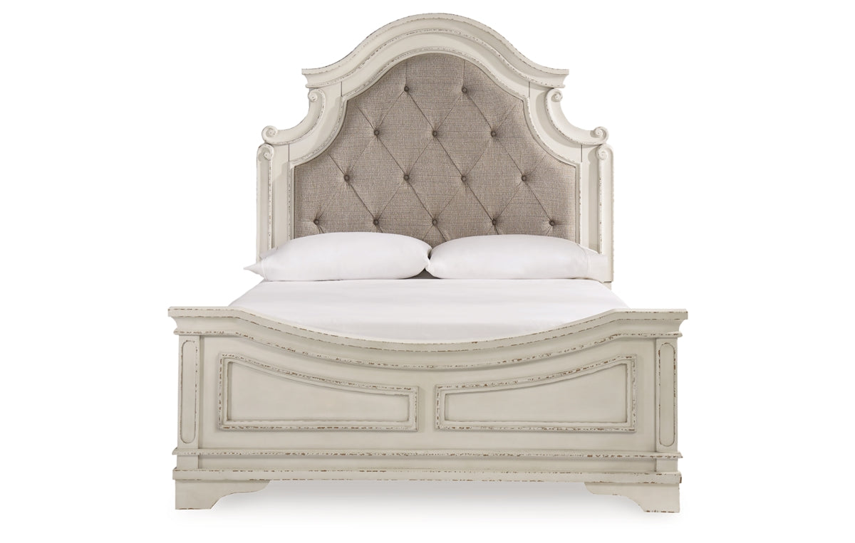Realyn Queen Upholstered Panel Bed