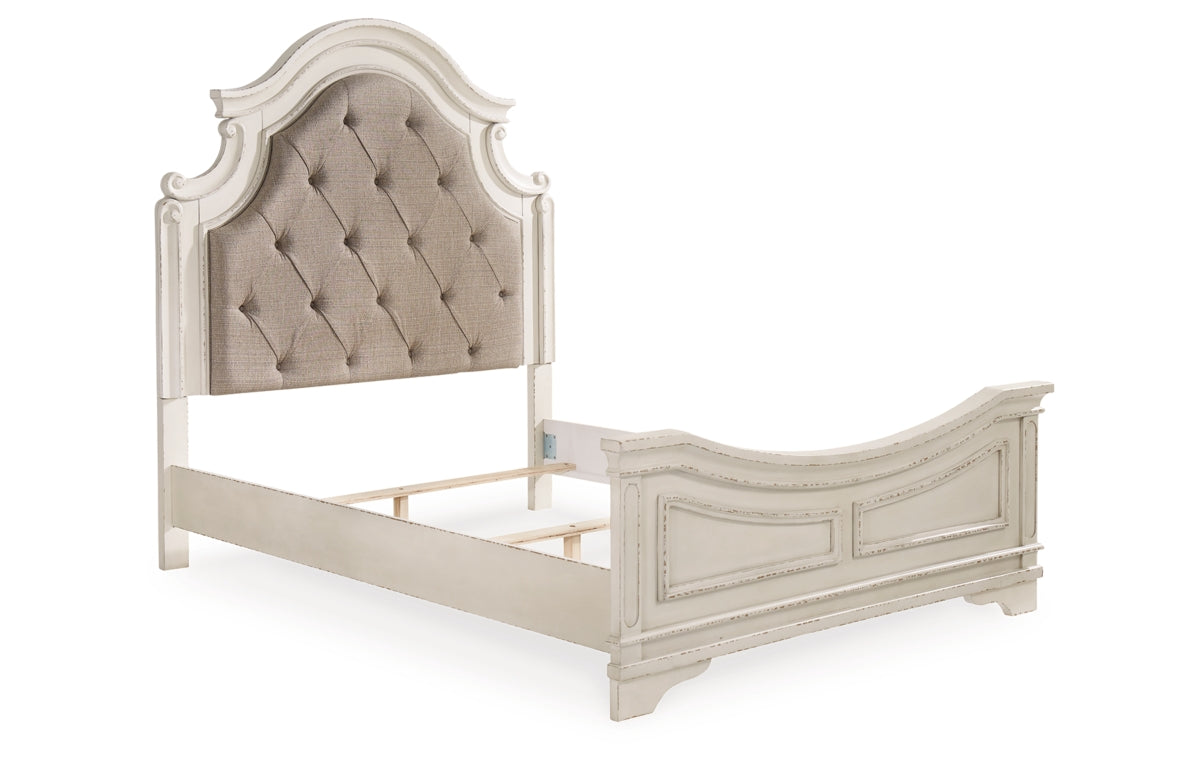 Realyn Queen Upholstered Panel Bed