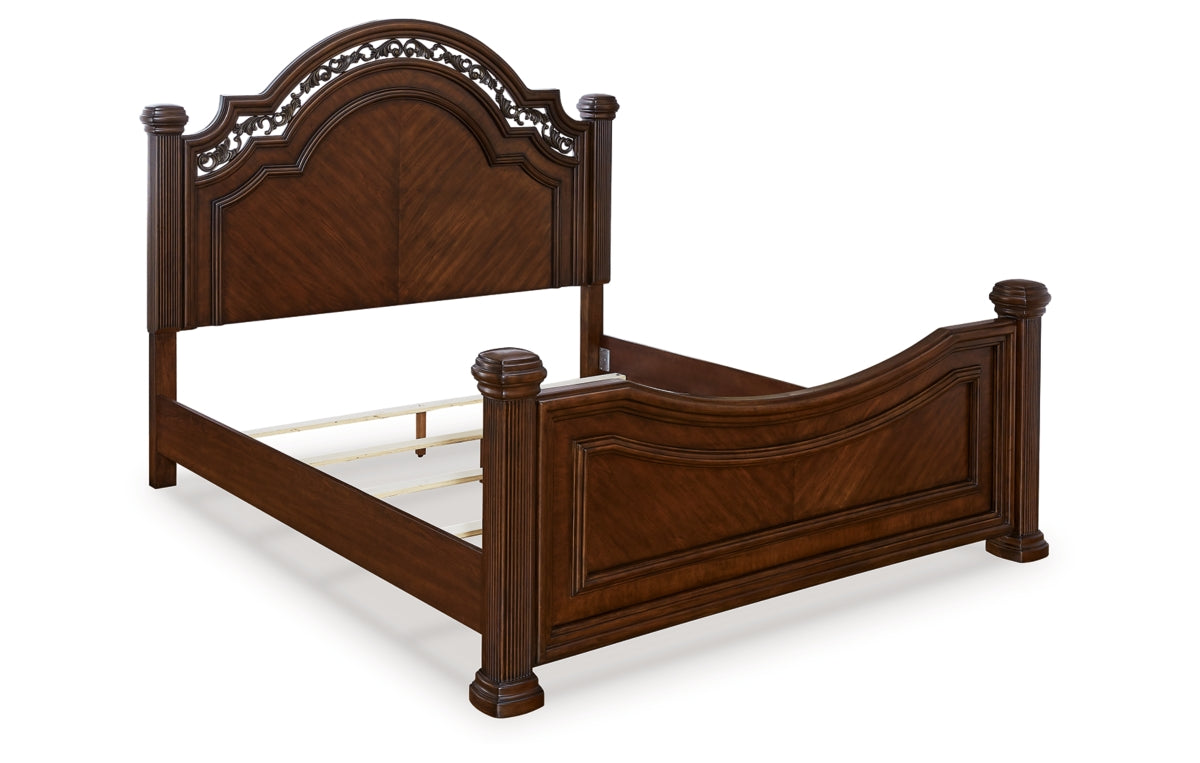 Lavinton King Poster Bed, Dresser, Mirror and Chest