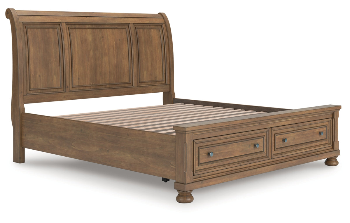 Feddinger King Storage Sleigh Bed