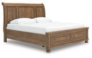 Feddinger King Storage Sleigh Bed