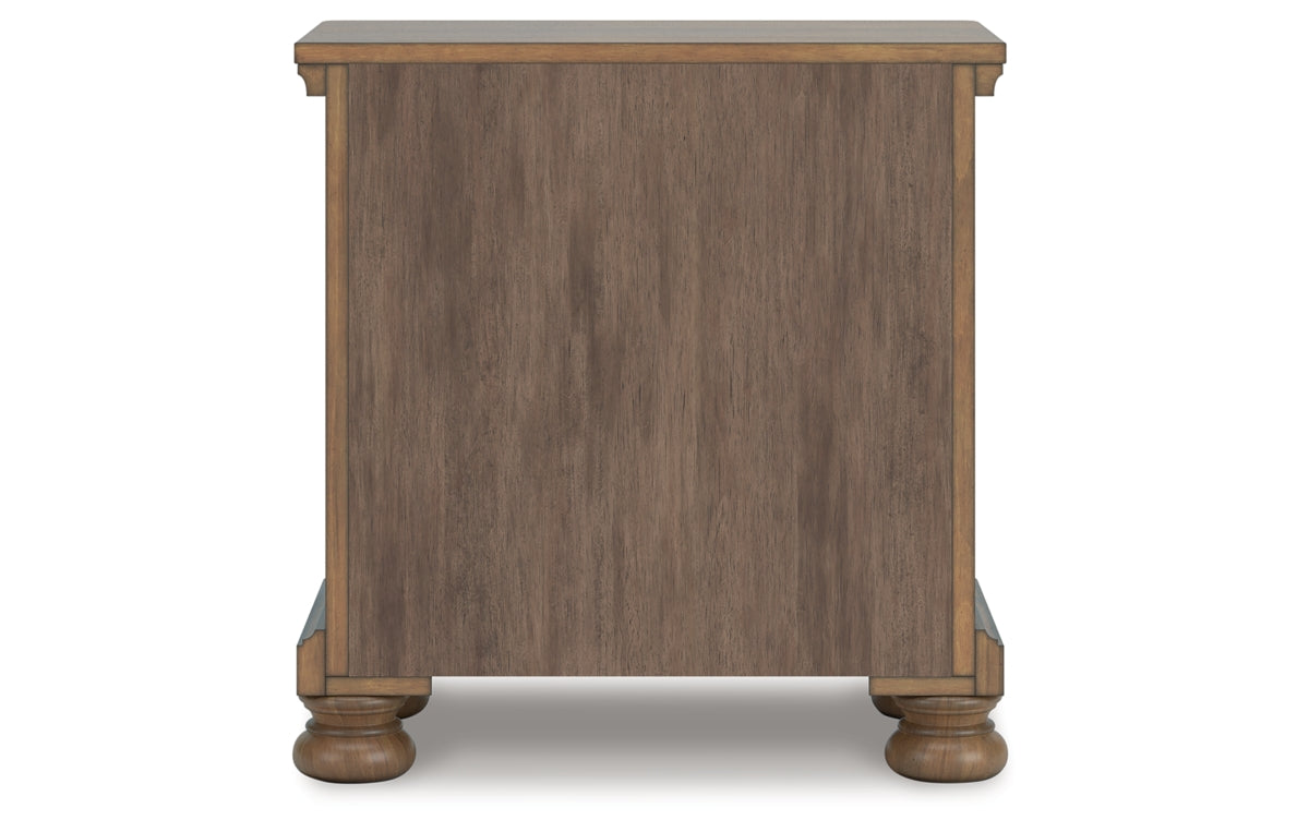 Feddinger California King Storage Sleigh Bed with Mirrored Dresser, Chest and Nightstand